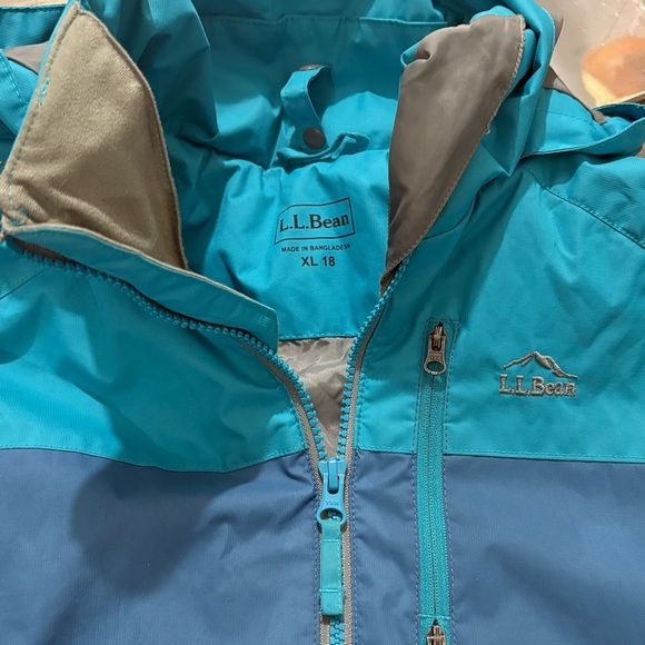 L.L. BEAN TEK Youth Hooded Insulated Winter Ski Snowboarding Jacket Size XL 18 - Picture 12 of 14